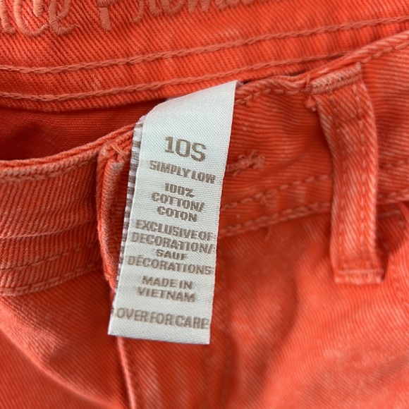 Justice Kids Girls Jeans Shorts Size 10 - Picture 9 of 11